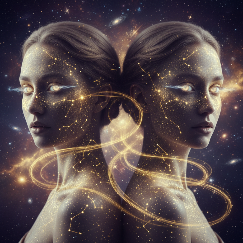 Gemini cosmic portrait